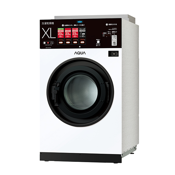 人気限定品AQUA コイン式全自動洗濯機 MCW-C50 コインランドリー 2017年④ 洗濯機