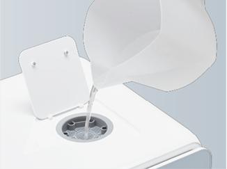 タンク式での給水イメージ