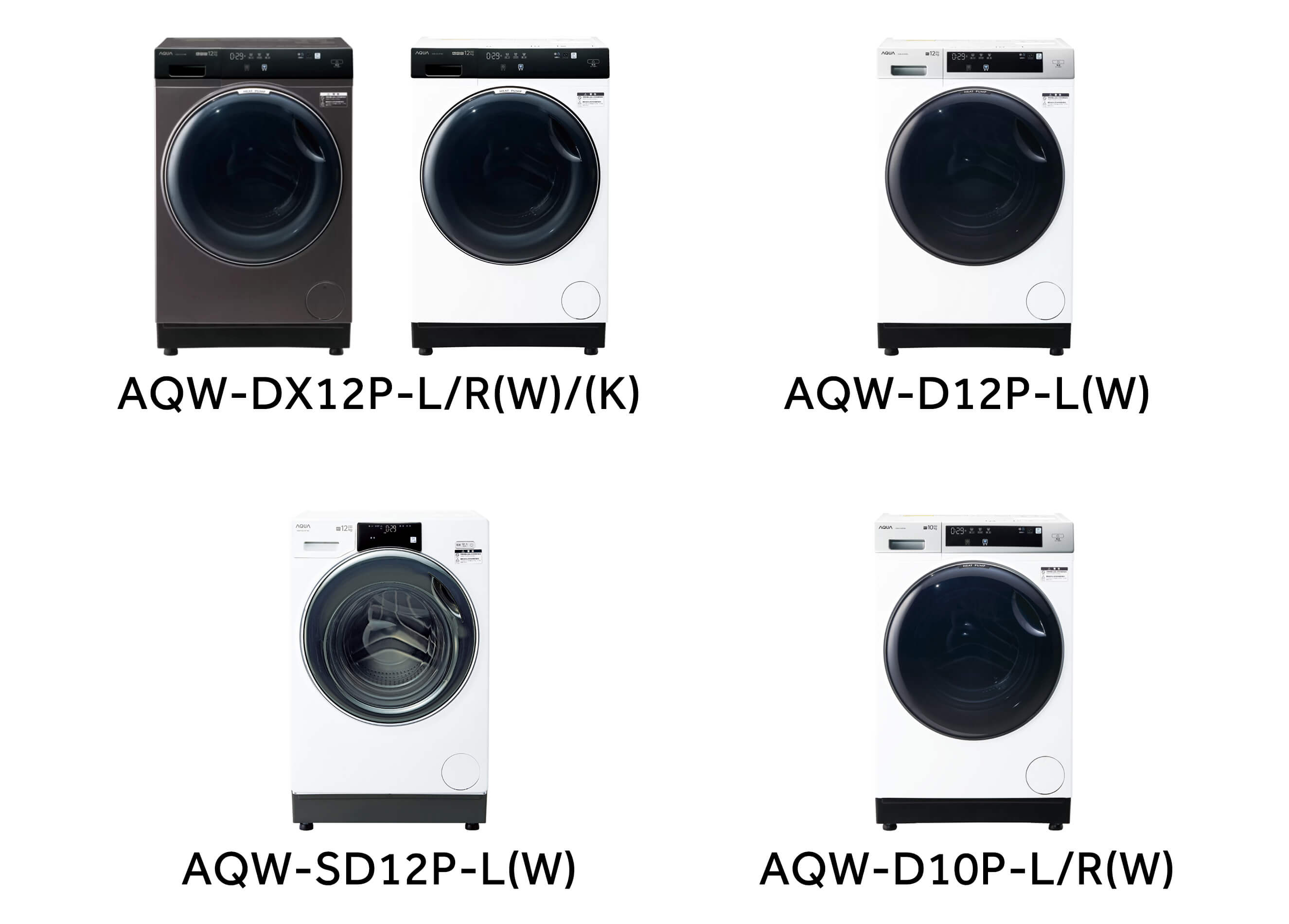 ドラム式洗濯乾燥機の配送設置方法 | AQUA