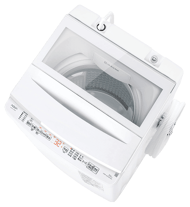 Z1★2022年製美品★アクア　洗濯機　7KG 一人暮らし　インバーター　ガラス V series タテ型全自動洗濯機（インバーター搭載）｜洗濯機｜アクア