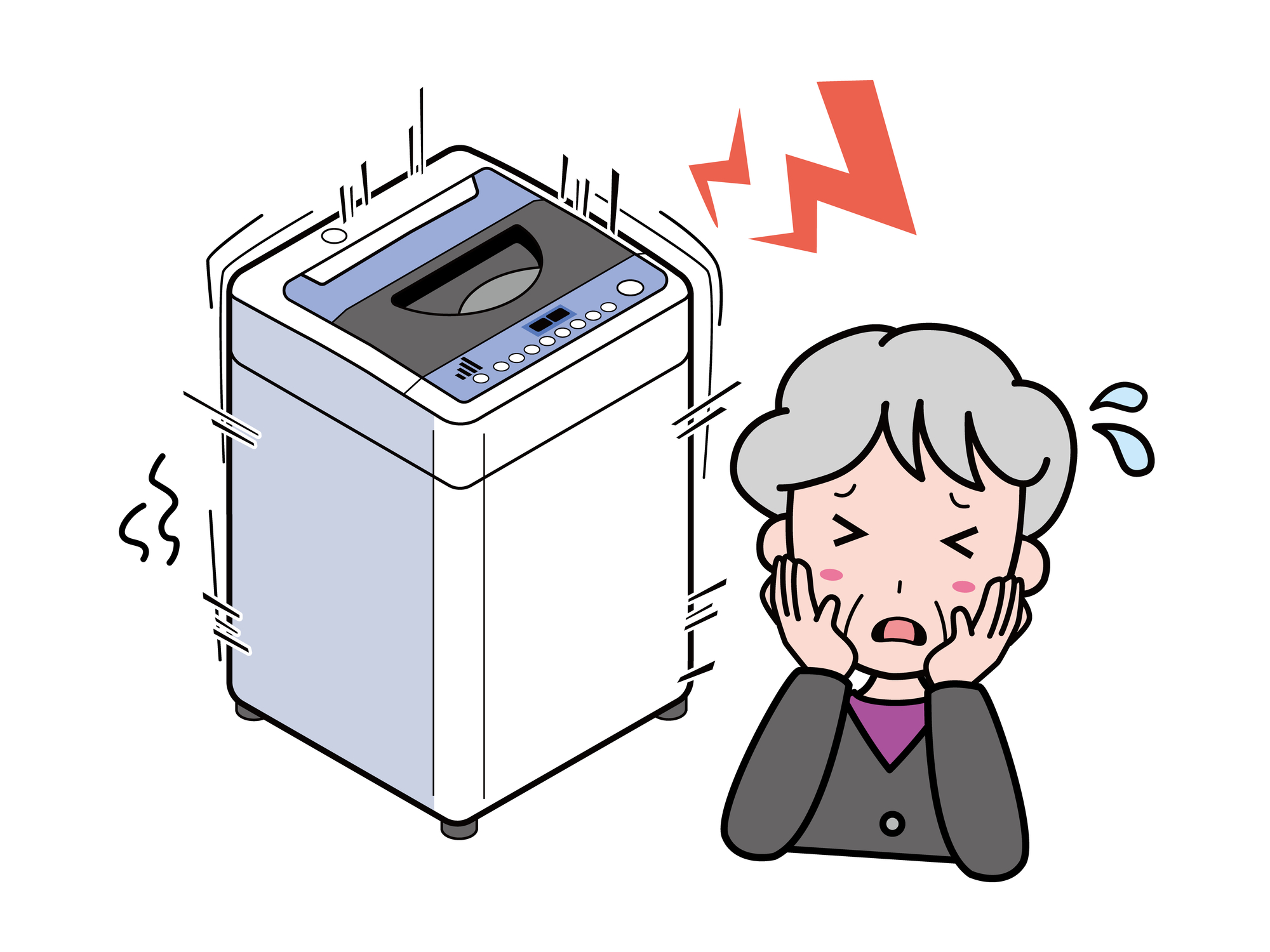 洗濯機の異音