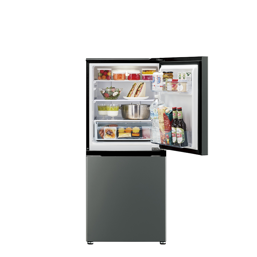 冷蔵庫 AQUA ルージュ AQR-17K-R 2ドア/右開きタイプ/168L冷凍室58L 